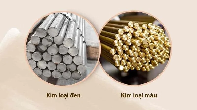 Kim loại đen và kim loại màu