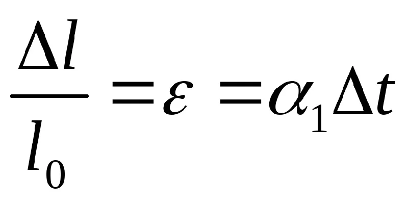 Công thức tính hệ số giãn nở nhiệt